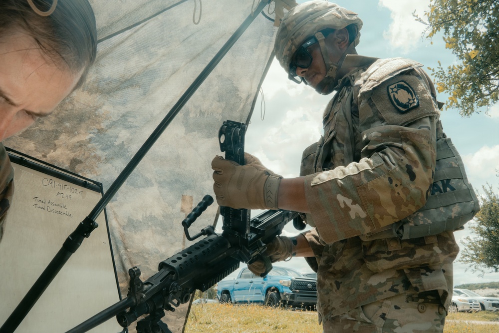 Soldiers from 1-44 ADA Compete in Best Soldier and NCO of the Quarter.