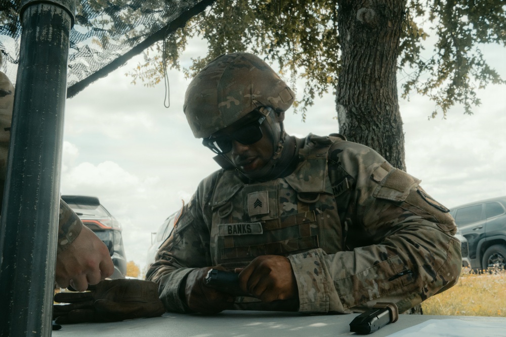 Soldiers from 1-44 ADA Compete in Best Soldier and NCO of the Quarter.