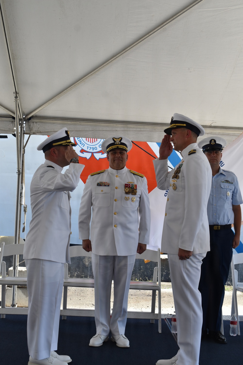 Coast Guard Cutter Resolute holds change of command ceremony