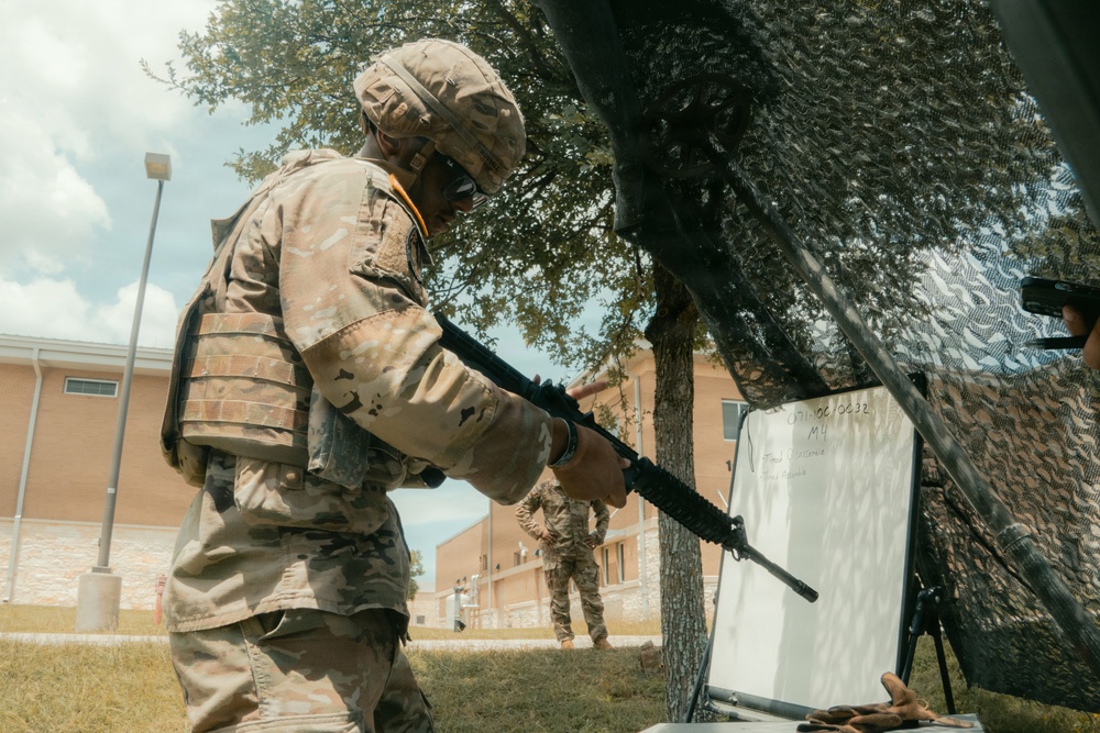 Soldiers from 1-44 ADA Compete in Best Soldier and NCO of the Quarter.