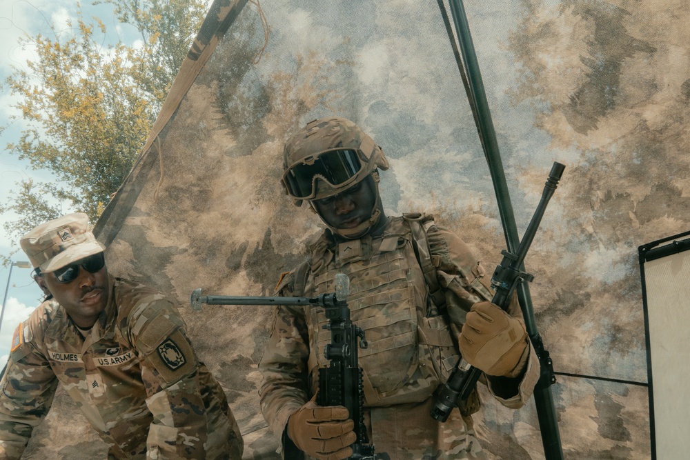 Soldiers from 1-44 ADA Compete in Best Soldier and NCO of the Quarter.