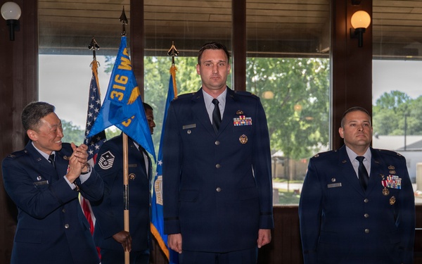 316 CPTS welcomes new commander