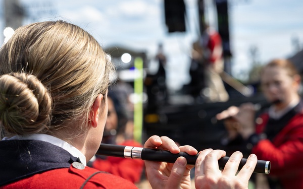 U.S. Army Old Guard Fife and Drum Corps performs at UFC Freedom 250 Fan Fest