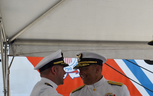 Coast Guard Cutter Resolute holds change of command ceremony