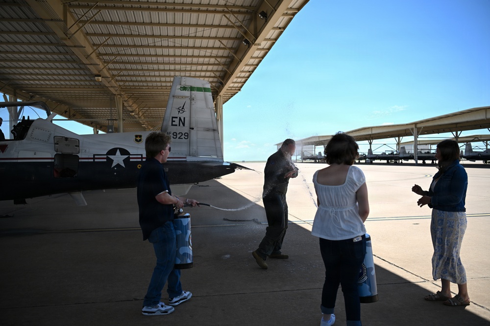 80th Flying Training Wing farewells command chief