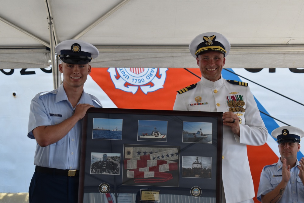 Coast Guard Cutter Resolute holds change of command ceremony