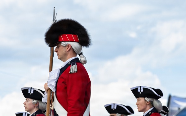 U.S. Army Old Guard Fife and Drum Corps performs at UFC Freedom 250 Fan Fest