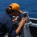 USS Mason Conducts Bridge Ops
