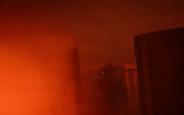 EOD Technicians Conduct a Night Drill