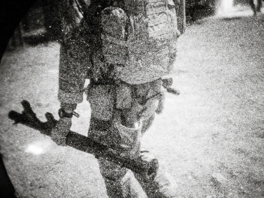 EOD Technicians Conduct a Night Drill