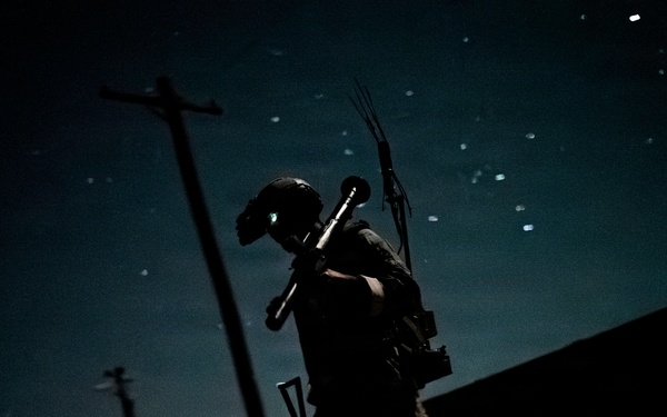 EOD Technicians Conduct a Night Drill