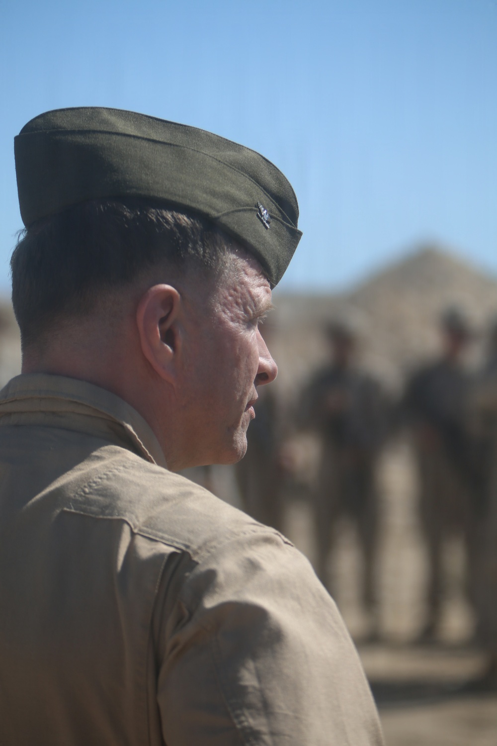 ITX 3-26 | MWSS 473 is greeted by U.S. Marine Corps Col. Joel A. Vanbrunt