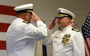 Nickell relieves Jurica as Commanding Officer of Naval Air Station Corpus Christi