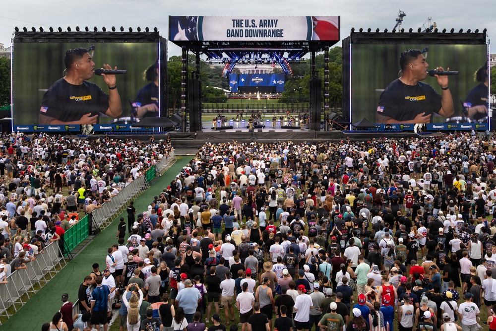 Downrange plays UFC Freedom 250 Fan Fest