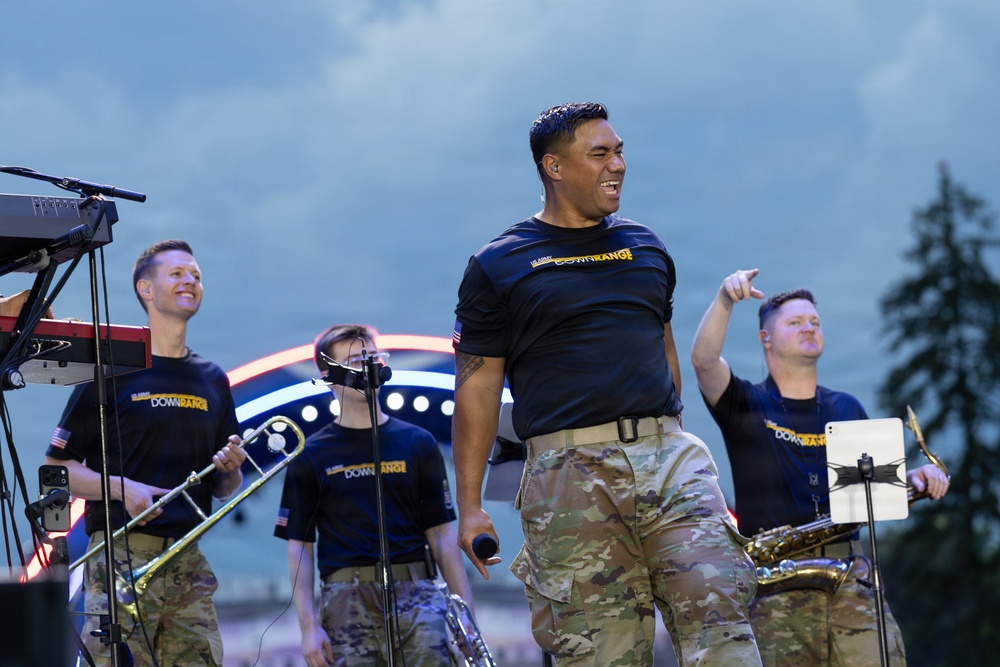 Downrange plays UFC Freedom 250 Fan Fest