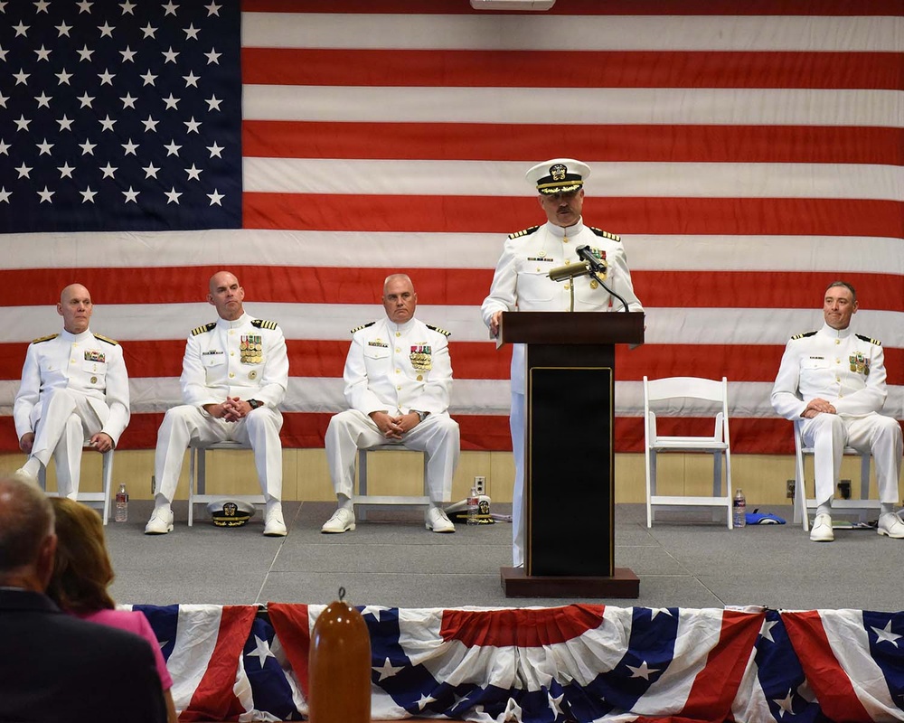 Nickell relieves Jurica as Commanding Officer of NAS Corpus Christi