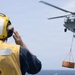 USS Delbert D. Black (DDG 119) Conducts a Vertical Replenishment-at-sea