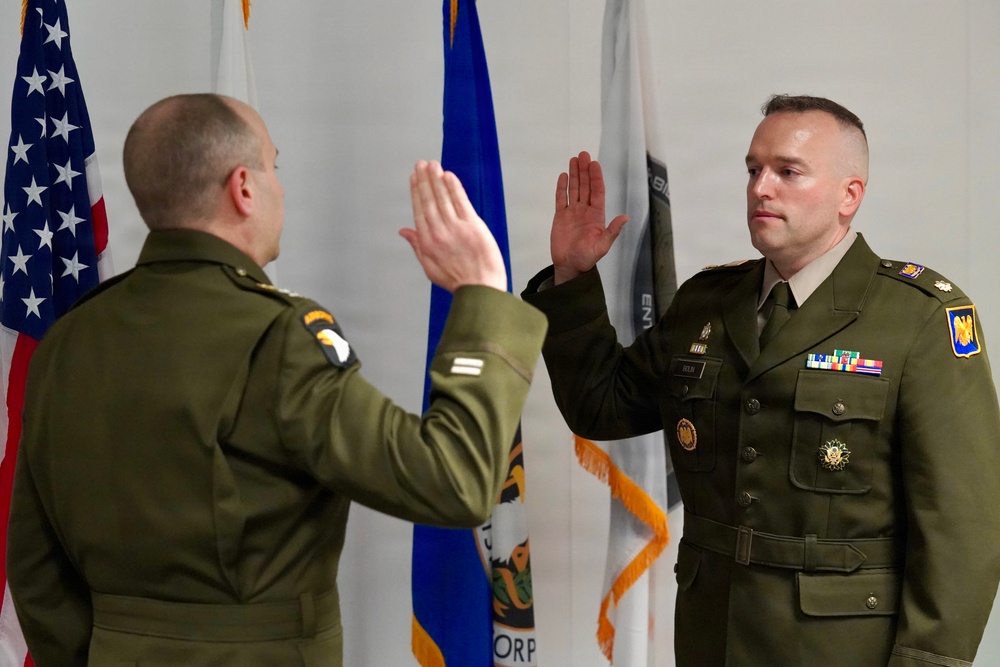 CPE ES2 CONGRATULATES MAJOR BOLIN ON HIS PROMOTION