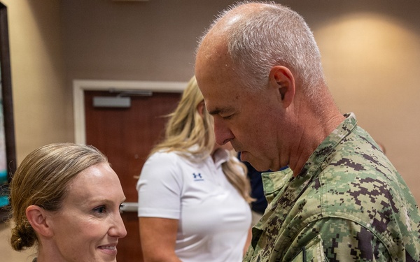 Vice Adm. Scott Gray Meets Team Navy at 2026 Warrior Games