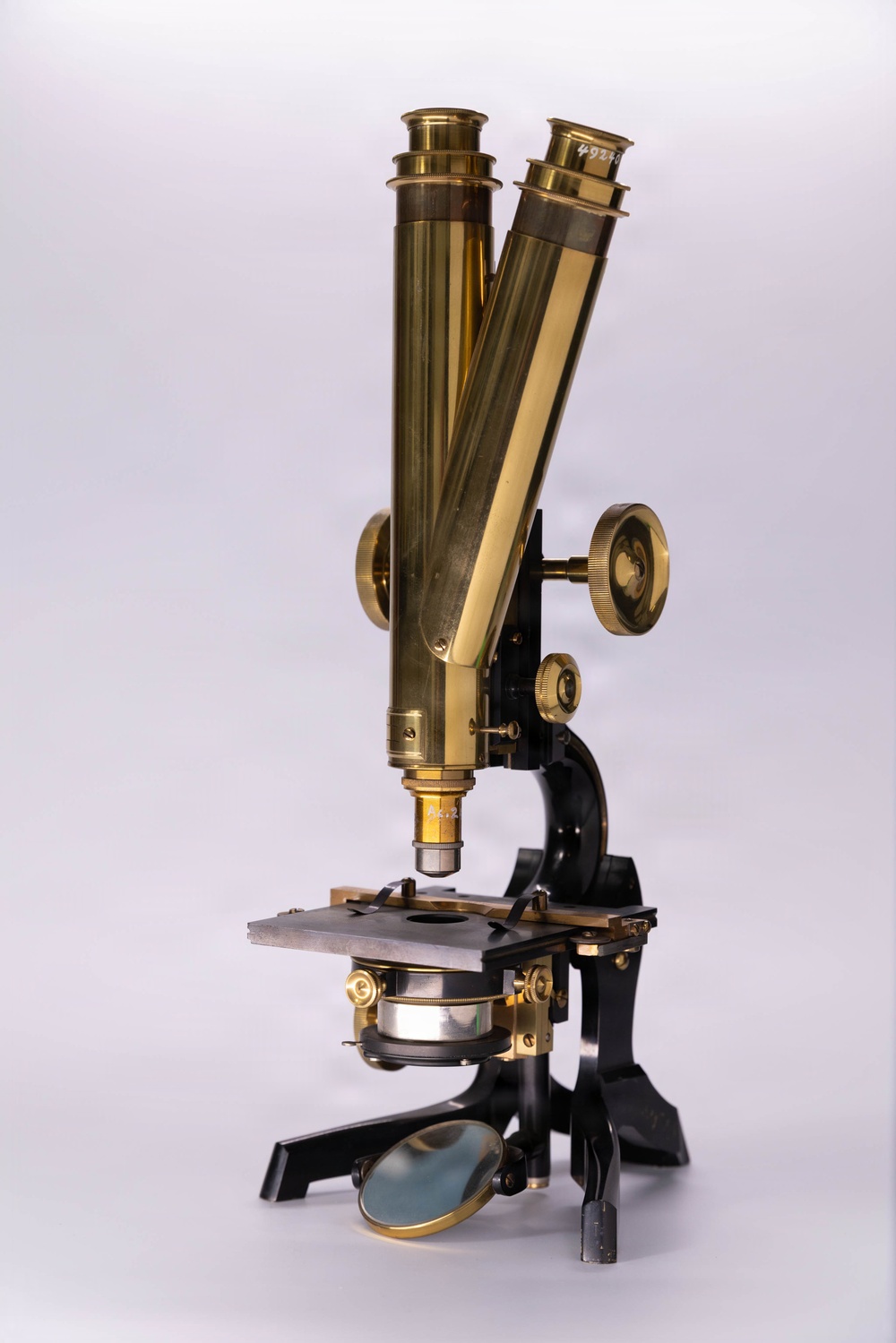 Greenough-style microscope