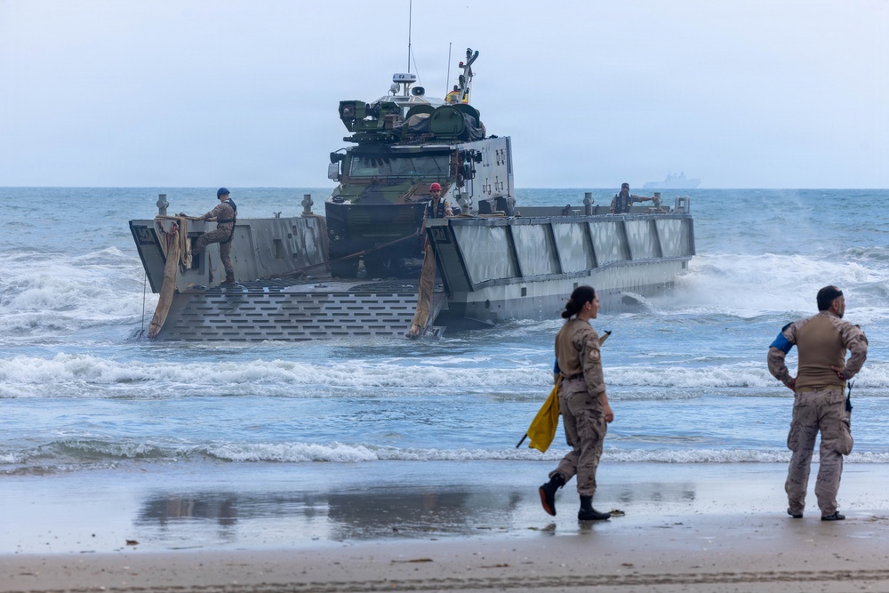 Fleet Exercise 250 | French marine corps offload