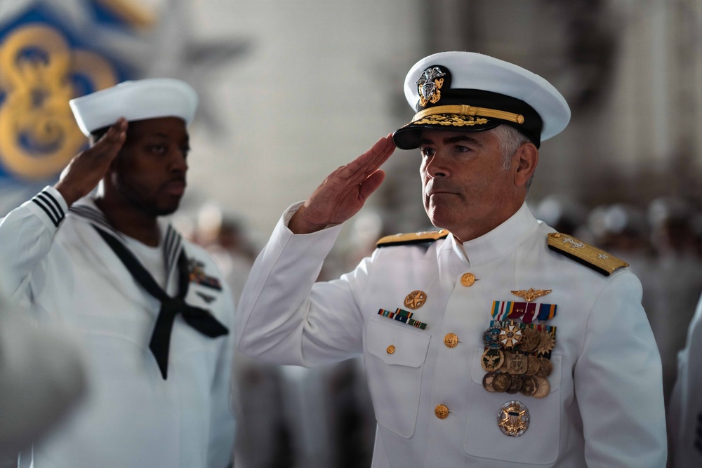Carrier Strike Group 2 holds change of command