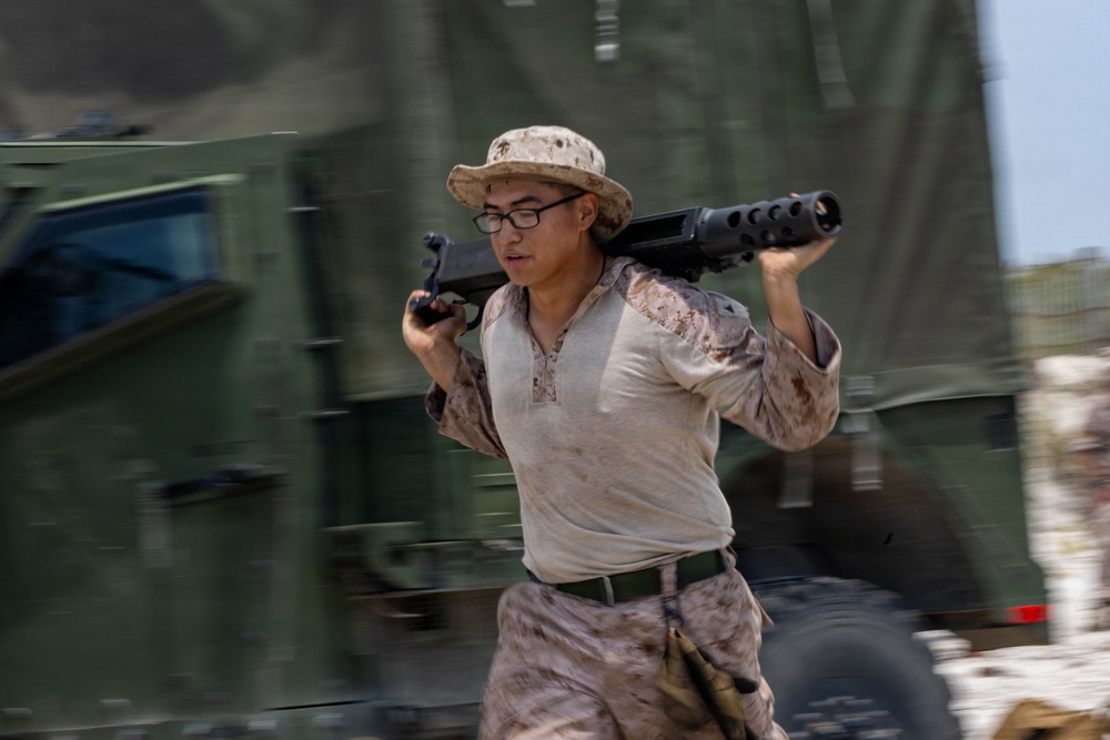 Type Commander's Amphibious Training | Amphibious Combat Vehicle splash