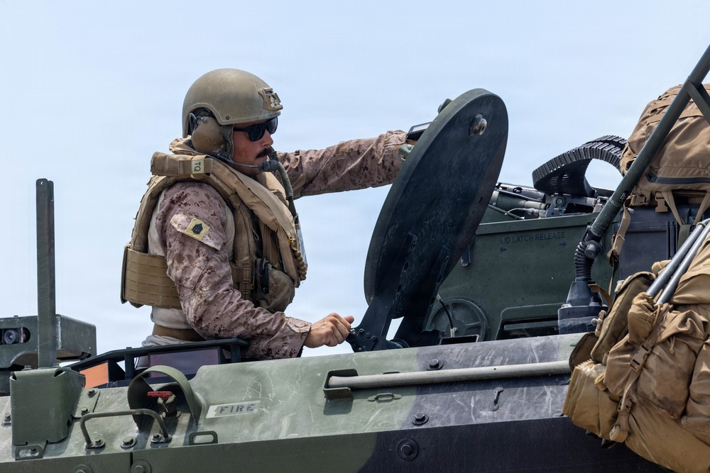 Fleet Exercise 250 | Amphibious Combat Vehicle splash