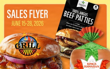 Find Big Flavor, Bigger Savings with “Thrill of the Grill” in  Commissary Sales Flyer,  June 15–28