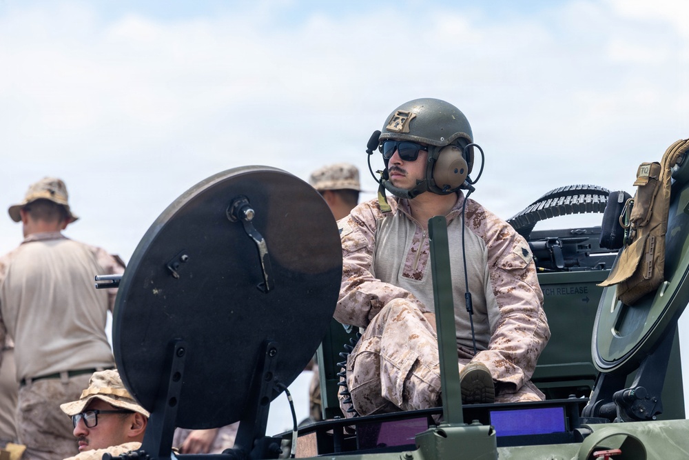 Fleet Exercise 250 | Amphibious Combat Vehicle splash