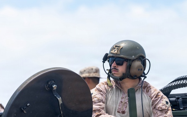 Fleet Exercise 250 | amphibious combat vehicle splash