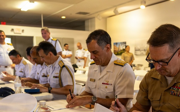 U.S. Brazil Maritime Staff Talks Closing Ceremony