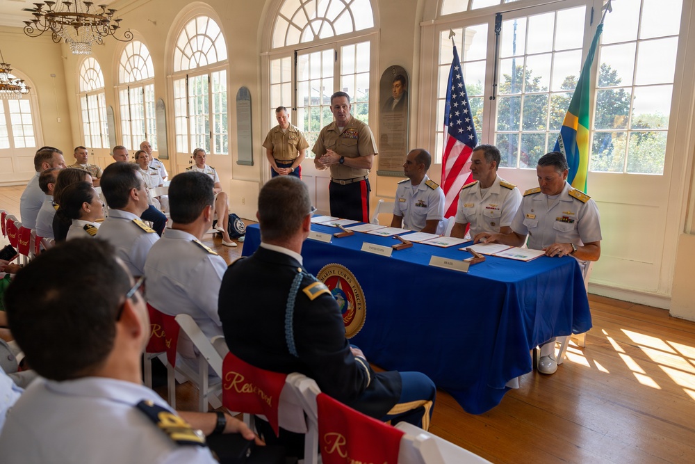 U.S. Brazil Maritime Staff Talks Closing Ceremony
