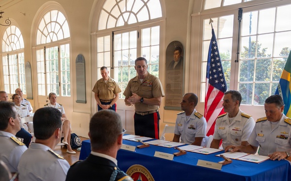 U.S. Brazil Maritime Staff Talks Closing Ceremony