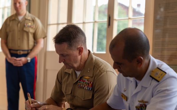 U.S. Brazil Maritime Staff Talks Closing Ceremony