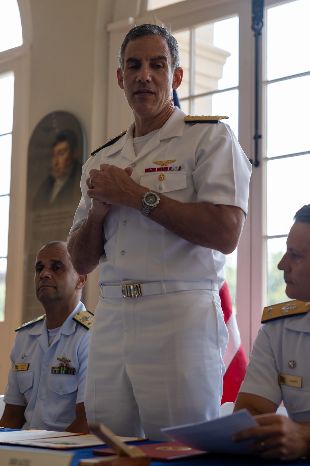 U.S. Brazil Maritime Staff Talks Closing Ceremony