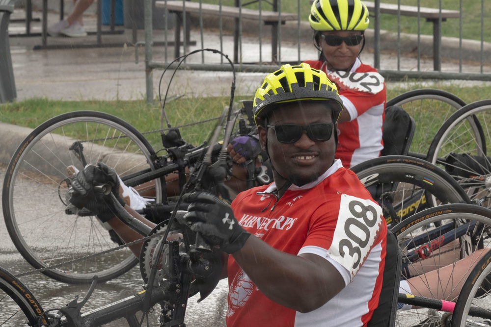 Team Marine Corps Takes on Warrior Games Cycling