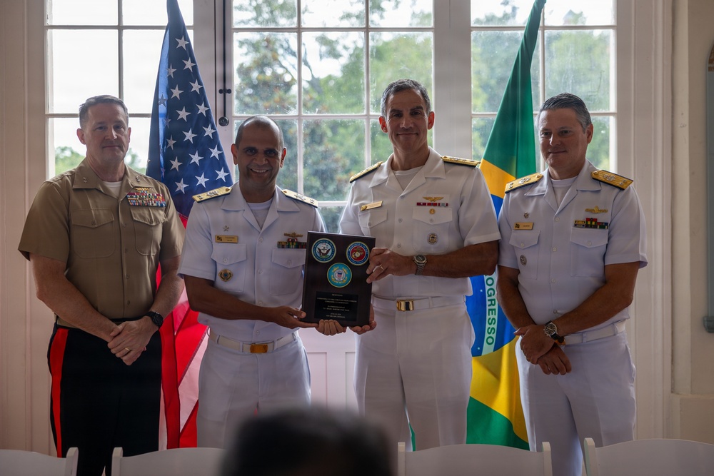 U.S. Brazil Maritime Staff Talks Closing Ceremony