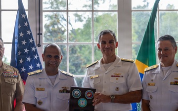 U.S. Brazil Maritime Staff Talks Closing Ceremony