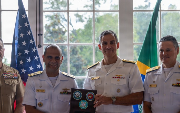 U.S. Brazil Maritime Staff Talks Closing Ceremony