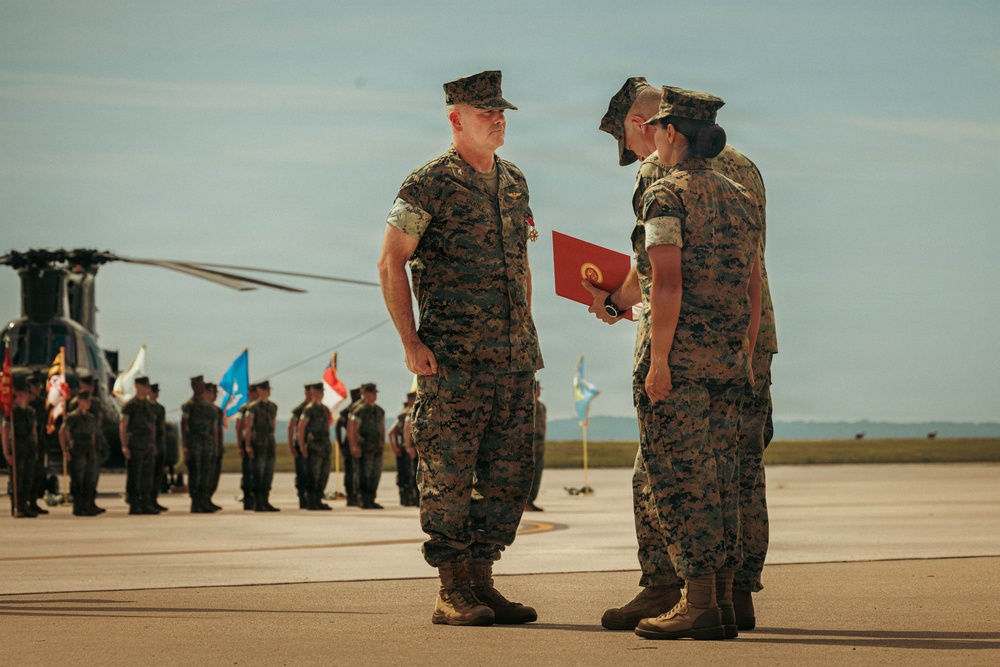 Marine Helicopter Squadron One Hosts a Change of Command Ceremony 2026