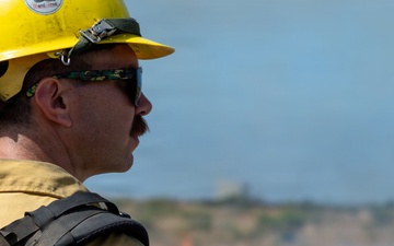 Vandenberg Fire Team Conducts Prescribed Burn Exercise