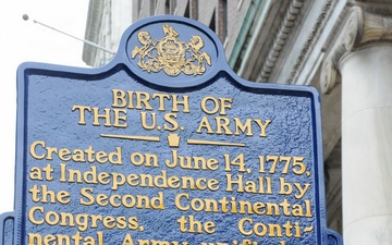 U.S. Army birthplace honored with historic marker in Philadelphia