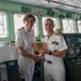 Vice Adm. Doug Perry, Commander, U.S. 2nd Fleet visits foreign ships arriving to Naval Station Norfolk