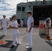 Vice Adm. Doug Perry, Commander, U.S. 2nd Fleet visits foreign ships arriving to Naval Station Norfolk