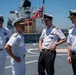 Vice Adm. Doug Perry, Commander, U.S. 2nd Fleet visits foreign ships arriving to Naval Station Norfolk