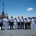 Vice Adm. Doug Perry, Commander, U.S. 2nd Fleet visits foriegn ships arriving to Naval Station Norfolk