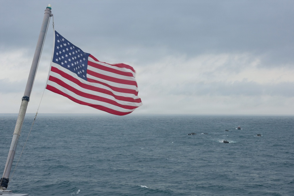 ACV's Approach Kearsarge During TCAT