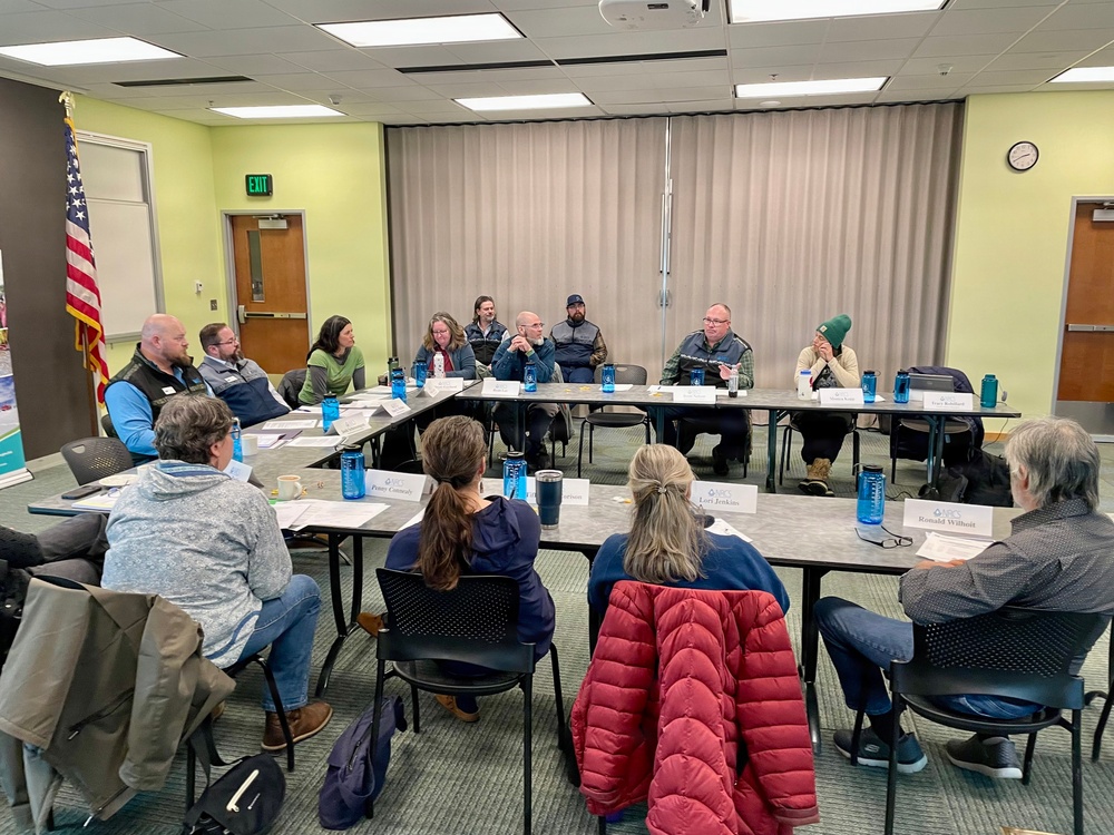 NRCS listens to feedback from farmers at a producer roundtable in Homer, Alaska