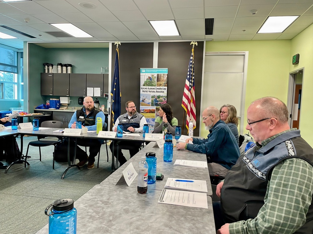 NRCS listens to feedback from farmers at a producer roundtable in Homer, Alaska